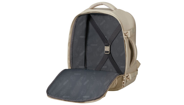 Vaateosasto ristikkäisillä kumunauhoilla