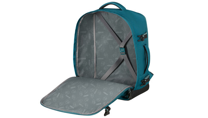 Vaateosasto ristikkäisillä kumunauhoilla