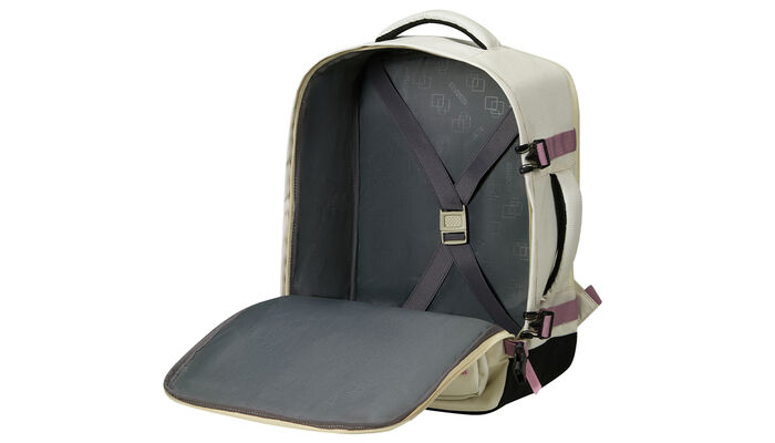 Vaateosasto ristikkäisillä kumunauhoilla