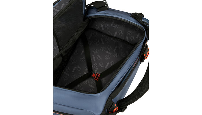 Vaateosasto ristikkäisillä kumunauhoilla