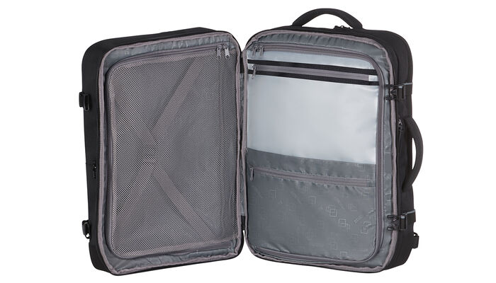 Vaateosasto ristikkäisillä kumunauhoilla