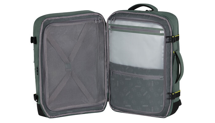 Vaateosasto ristikkäisillä kumunauhoilla