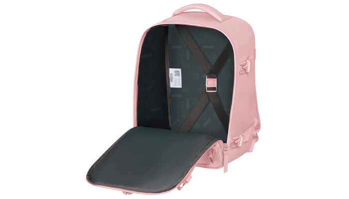 Vaateosasto ristikkäisillä kumunauhoilla