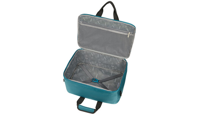 Vaateosasto ristikkäisillä kumunauhoilla