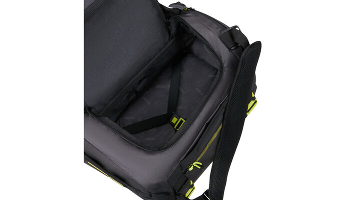 Vaateosasto ristikkäisillä kumunauhoilla