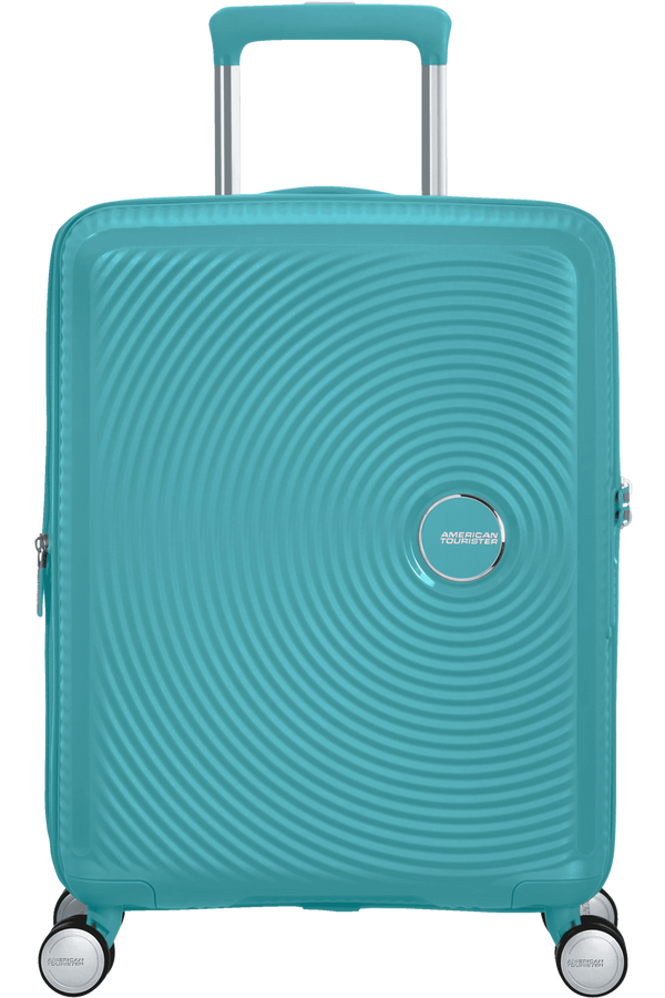 American Tourister Soundbox Spinner Expandable 55cm  Turquoise Tonic