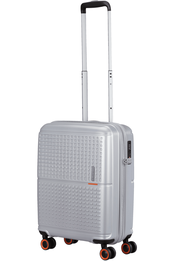 American Tourister Geopop Spinner 55/20 Tsa. 55cm  Metallic Silver