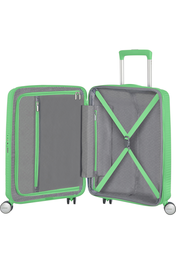 American Tourister Soundbox Spinner TSA Expandable 55cm  Spring Green American Tourister Soundbox Spinner TSA Expandable 55cm  Spring Green