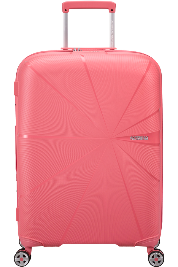 American Tourister Starvibe Spinner Expandable TSA 67cm  Sun Kissed Coral