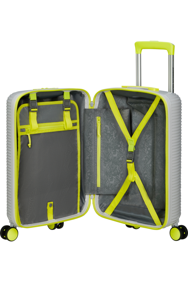 American Tourister Rollio Spinner 52cm  Light Grey/Lime American Tourister Rollio Spinner 52cm  Light Grey/Lime