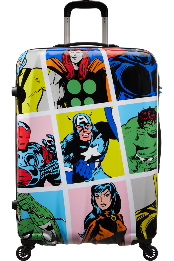 American Tourister Marvel Legends Spinner Alfatwist 75cm  Marvel Pop Art