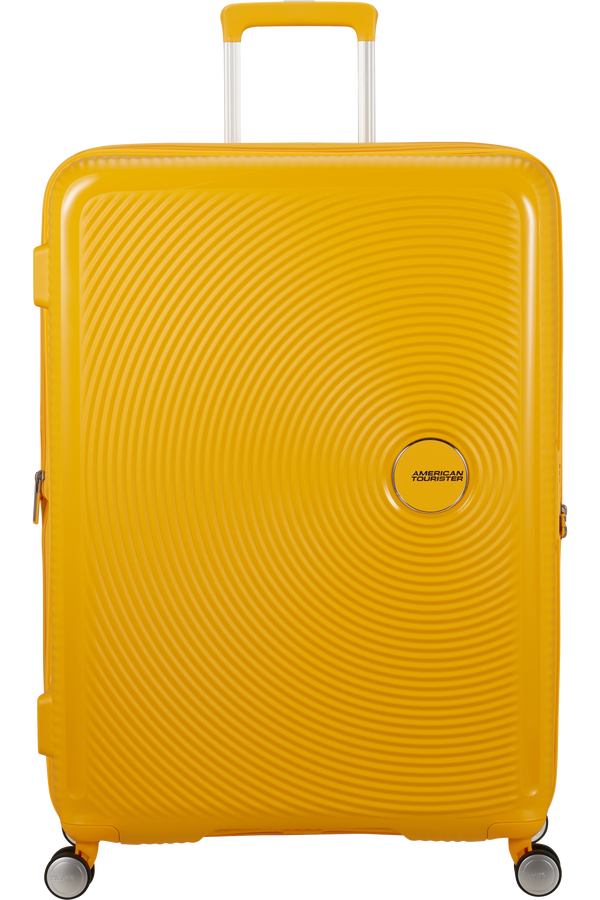 American Tourister SoundBox Spinner TSA Expandable 80cm Golden Yellow
