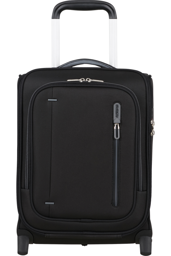 Cloudrider S/M Kaksipy&ouml;r&auml;inen matkalaukku | American Tourister Cloudrider Upright Underseater Tsa  Jet Black
