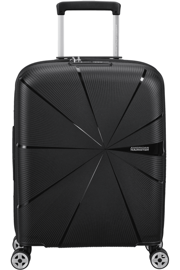 American Tourister Starvibe Spinner Expandable TSA 55cm  Black