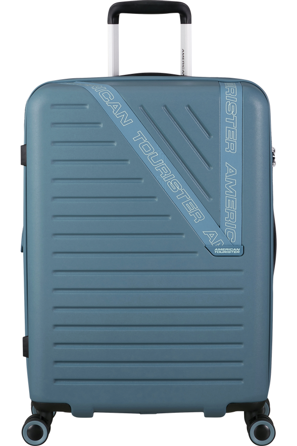 American Tourister Dynabelt Spinner EXP TSA 66cm Rainstorm Blue