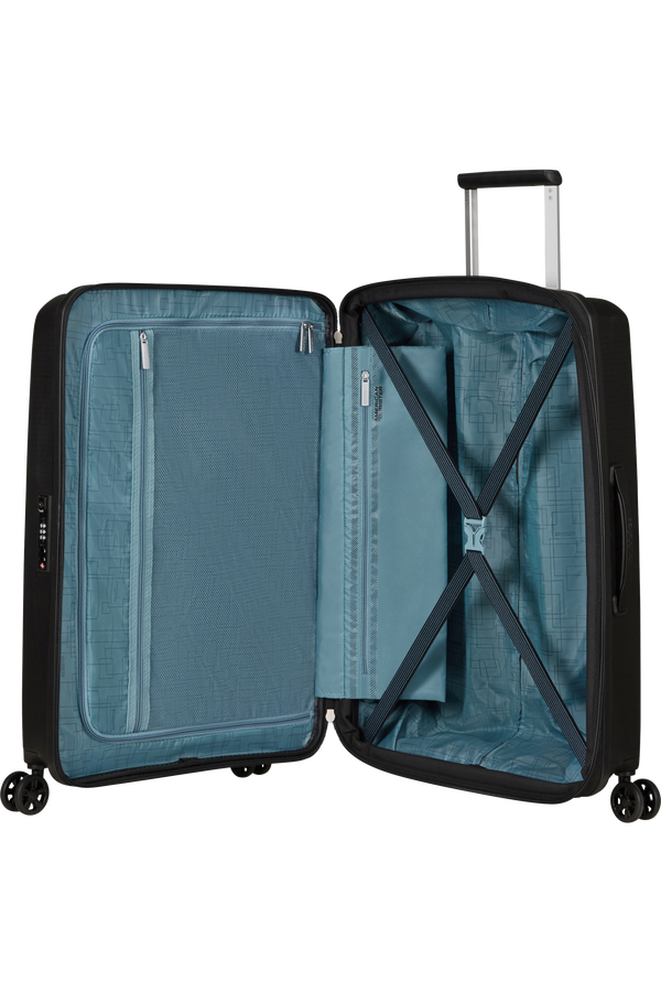 American Tourister Aerostep Spinner 67/24 Exp Tsa 67cm  Black American Tourister Aerostep Spinner 67/24 Exp Tsa 67cm  Black