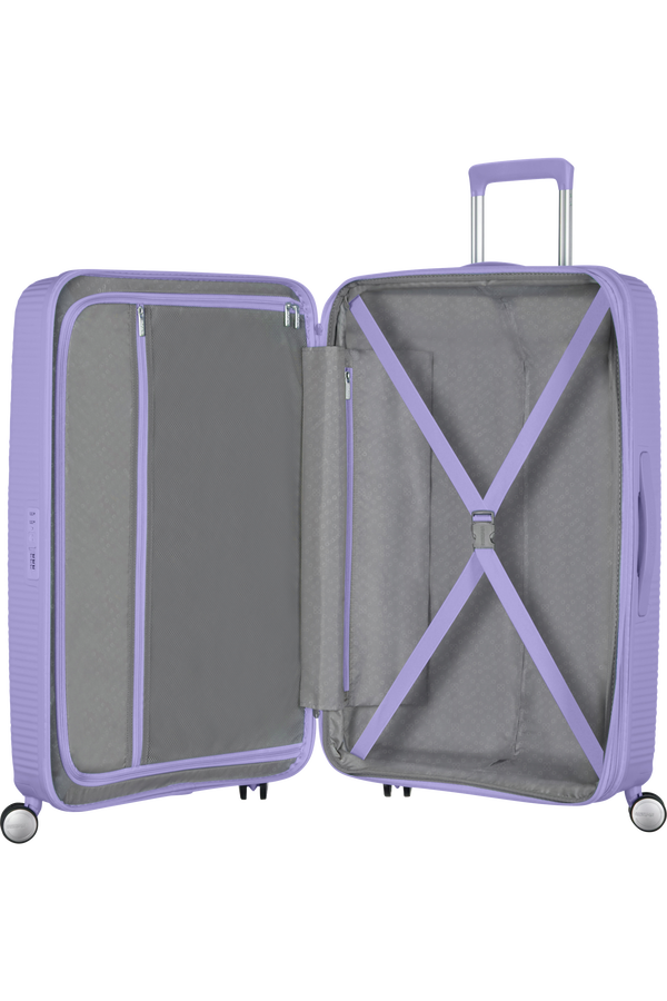 American Tourister Soundbox Spinner Expandable 77cm  Lavender American Tourister Soundbox Spinner Expandable 77cm  Lavender