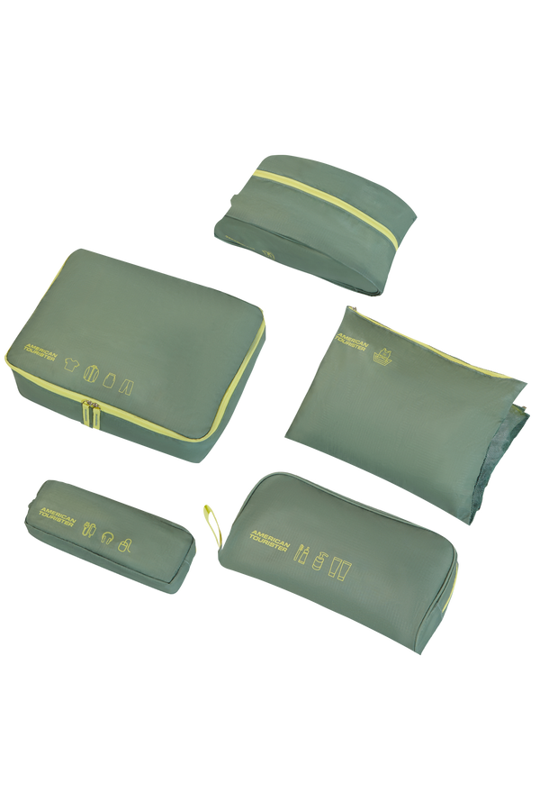 Packing Organisers Setti 5 pakkausj&auml;rjestelij&auml;st&auml;