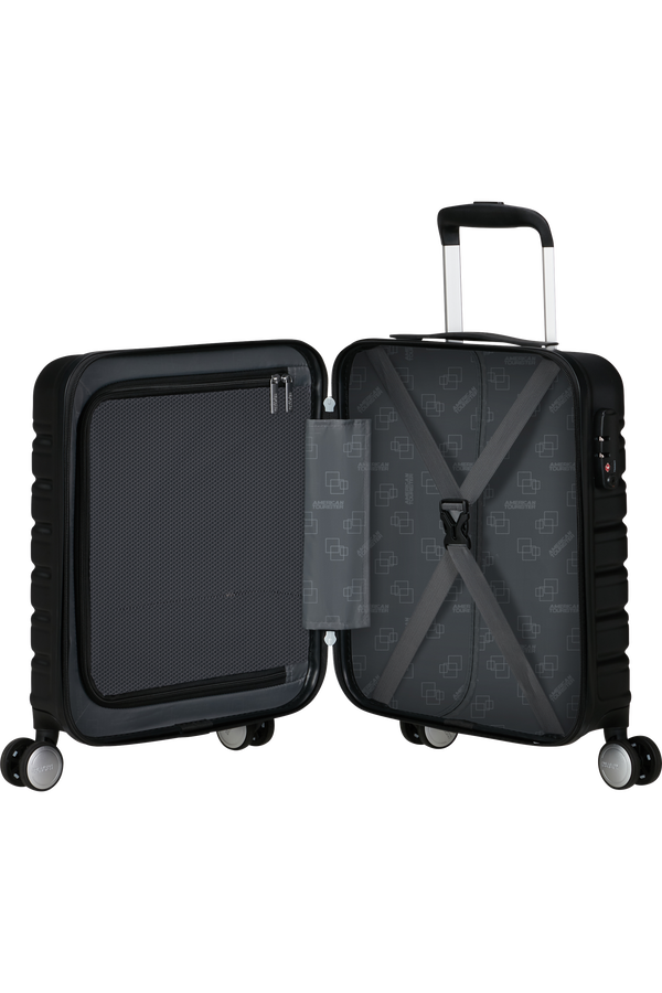 American Tourister Flashline SPINNER UNDERSEATER 45cm  Shadow Black