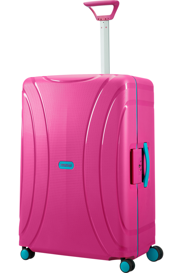 American Tourister Lock'n'Roll 4-wheel 75cm large Spinner suitcase Summer Pink
