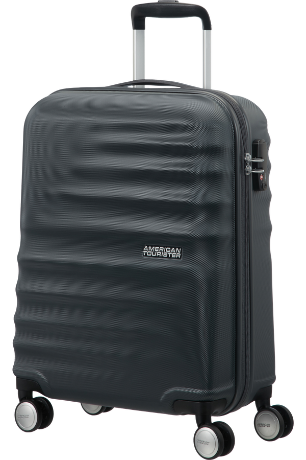 American Tourister Wavebreaker 4-wheel cabin baggage Spinner suitcase 55x40x20cm Nightshade