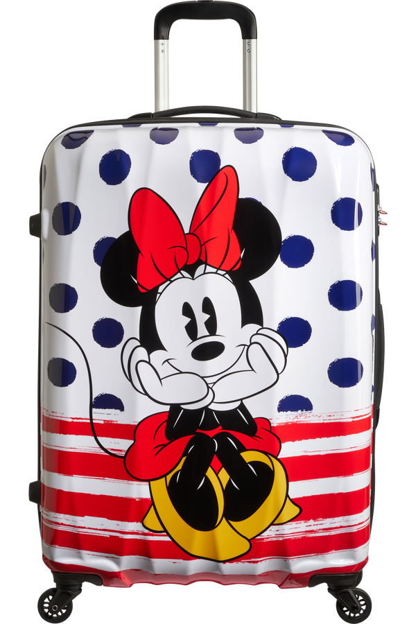 American Tourister Disney Legends Spinner 75cm Minnie Blue Dots