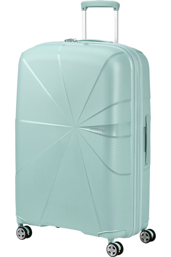 American Tourister StarVibe Spinner Expandable TSA 77cm  Metallic Surf Blue American Tourister StarVibe Spinner Expandable TSA 77cm  Metallic Surf Blue