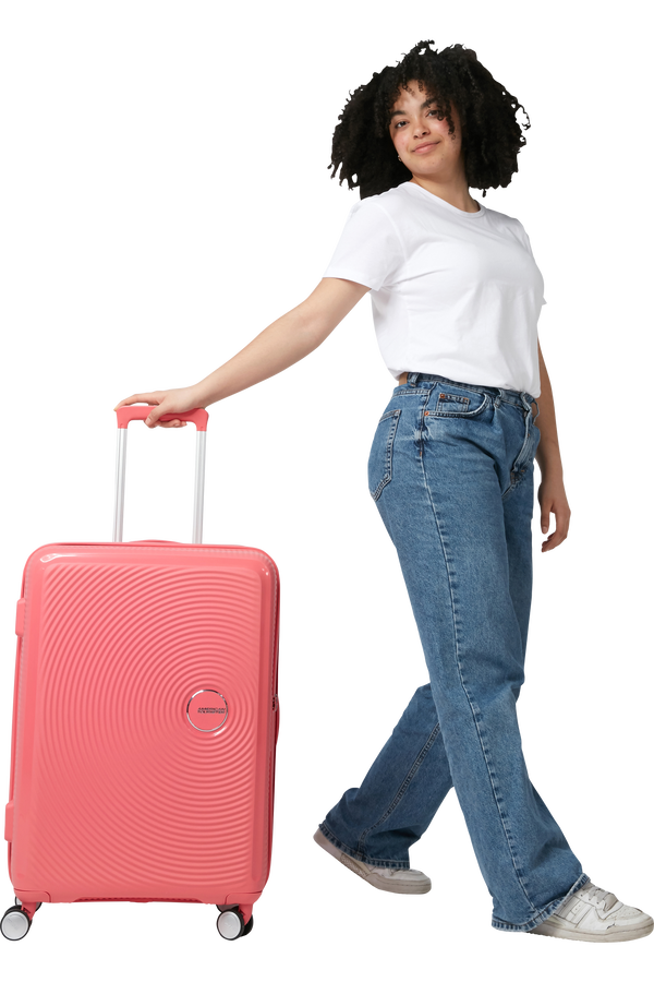 American Tourister Soundbox Spinner Expandable 67cm  Sun Kissed Coral American Tourister Soundbox Spinner Expandable 67cm  Sun Kissed Coral