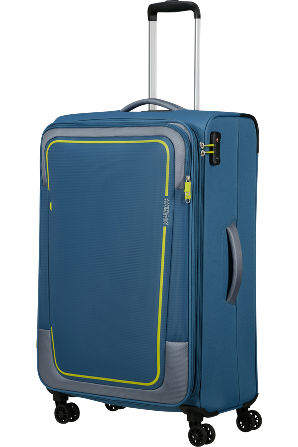 American Tourister Pulsonic Spinner Expandable 81 cm  Coronet Blue