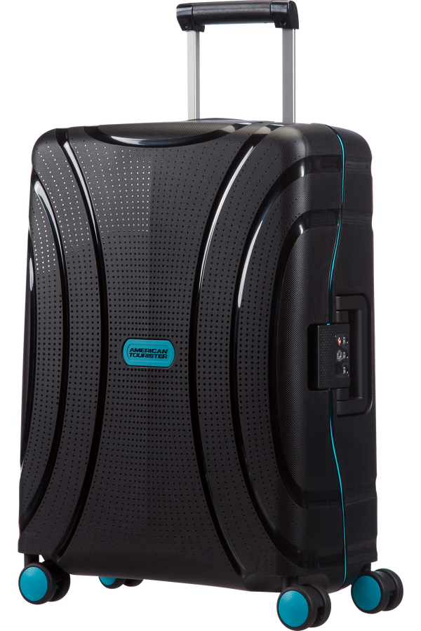 American Tourister Lock'n'Roll 4-wheel cabin baggage Spinner suitcase 40x55x20cm Night Black