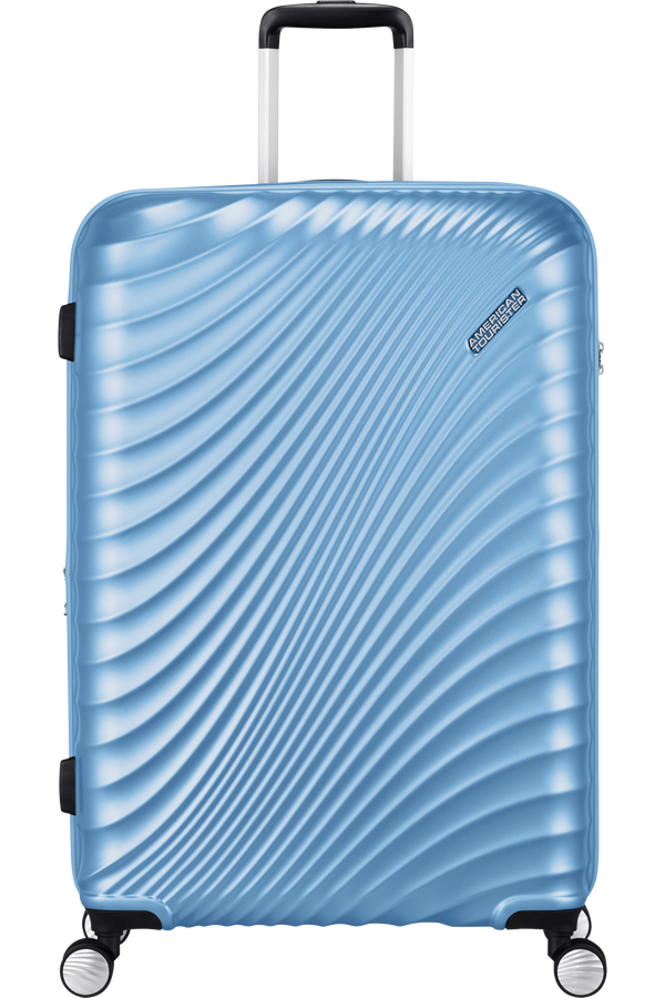 American Tourister Jetglam Spinner TSA Expandable 77cm  Metallic Powder Blue