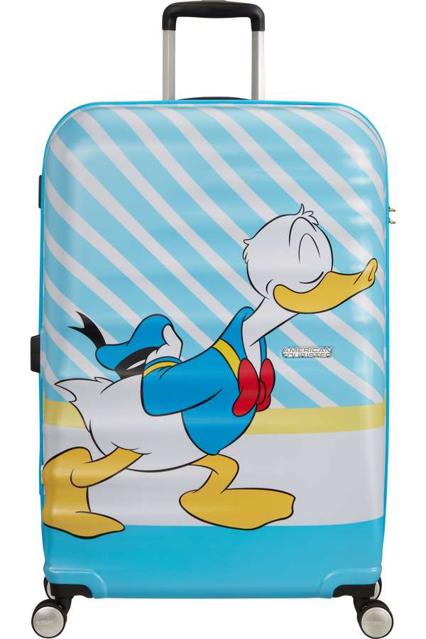 American Tourister Wavebreaker Disney Spinner 77cm Donald Blue Kiss