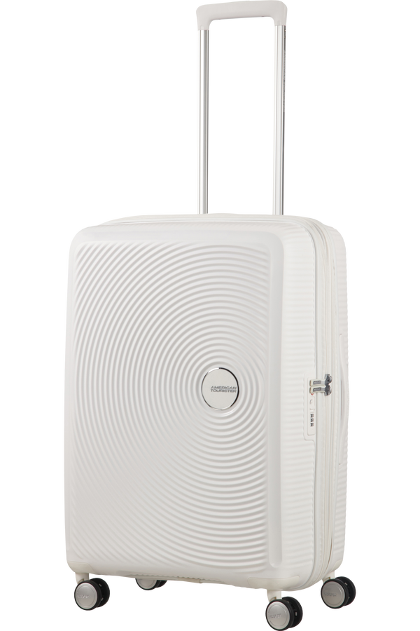 American Tourister Soundbox Spinner Expandable 67cm Pure White American Tourister Soundbox Spinner Expandable 67cm Pure White