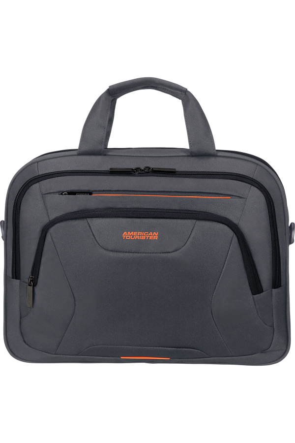 American Tourister At Work Laptop Bag  15.6inch Grey/Orange
