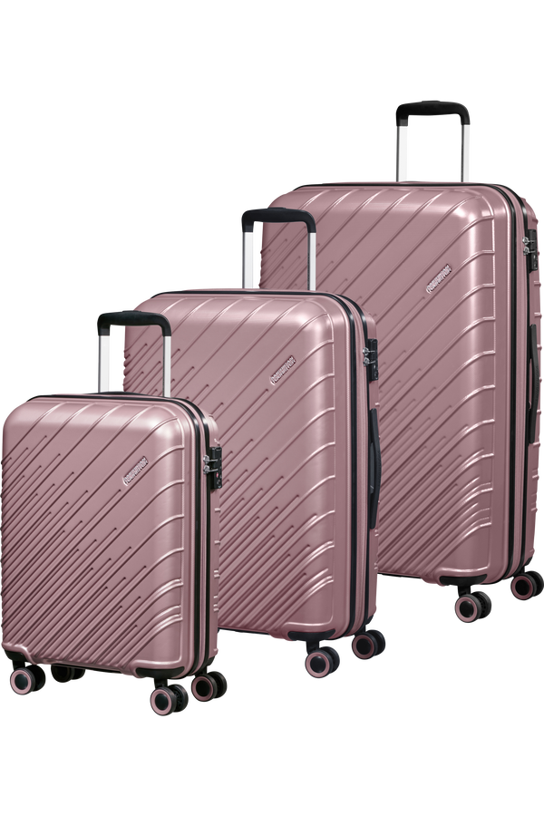 American Tourister Speedstar 3 PC SET A  Rose Gold