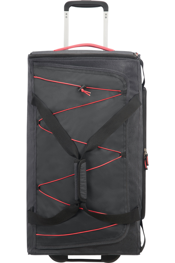 American Tourister Road Quest Duffle with Wheels M  Graphite/Pink American Tourister Road Quest Duffle with Wheels M  Graphite/Pink