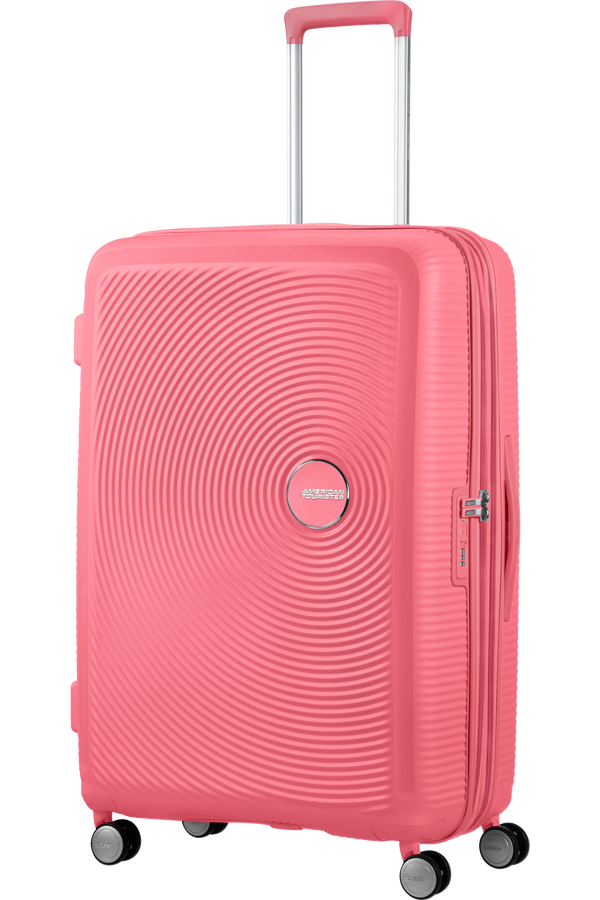 American Tourister Soundbox Spinner Expandable 77cm  Sun Kissed Coral