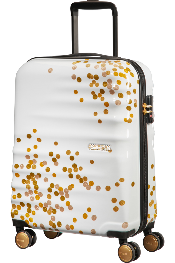 American Tourister Wavebreaker Spinner 55cm  Confetti White