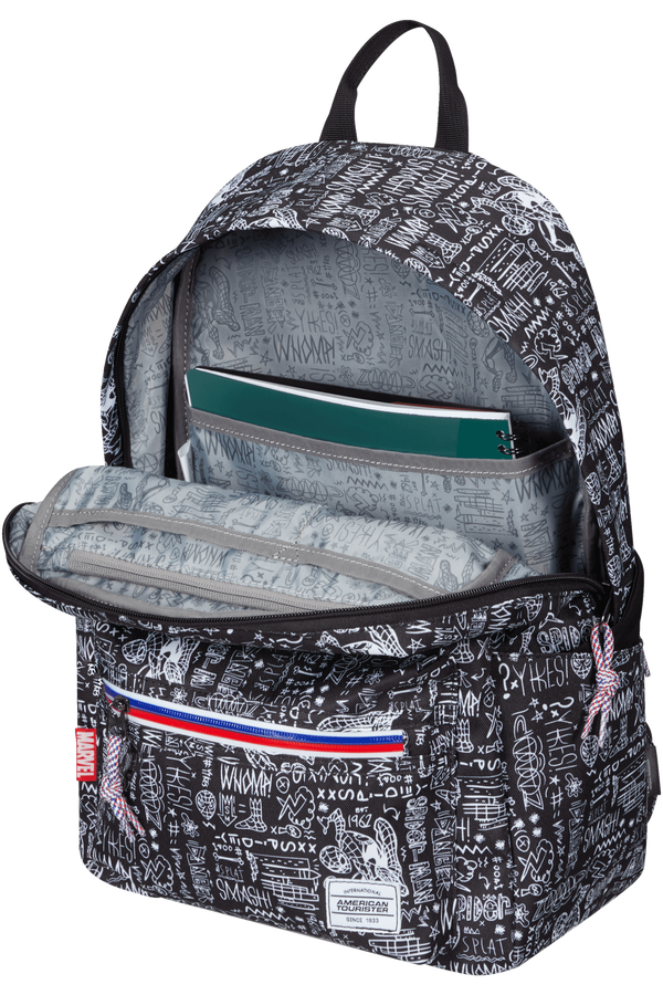 American Tourister Upbeat Disney Backpack Zip Marvel  Spiderman Sketch American Tourister Upbeat Disney Backpack Zip Marvel  Spiderman Sketch