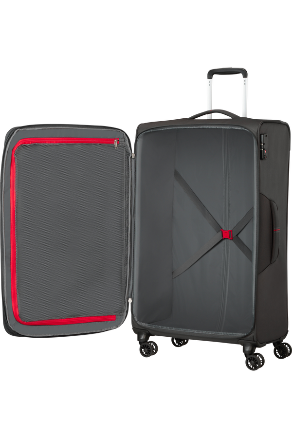 American Tourister Crosstrack Spinner Expandable 79cm  Grey/Red