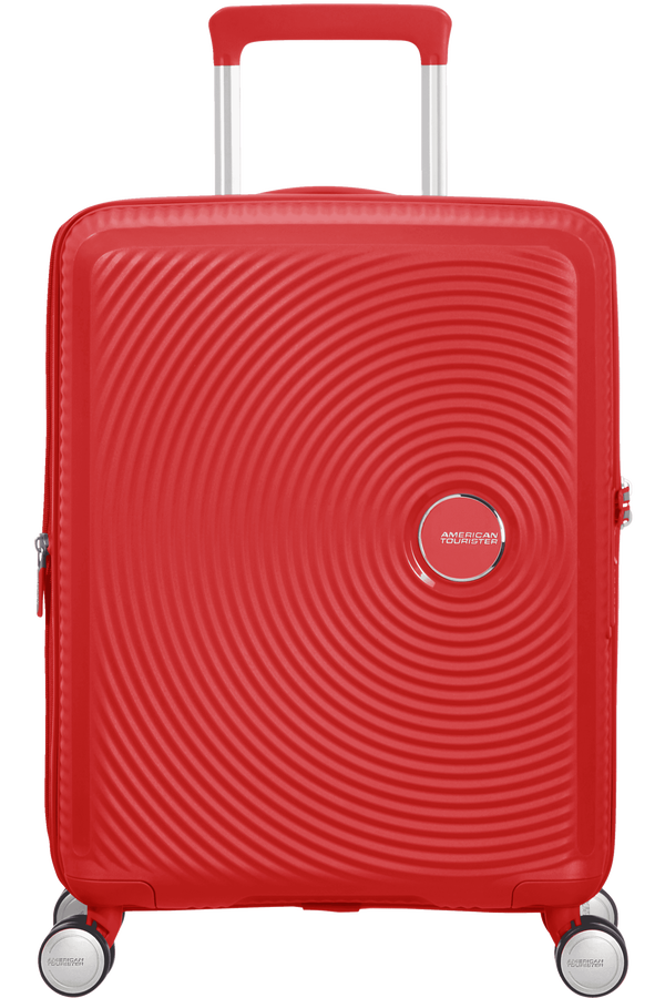 American Tourister Soundbox Spinner Expandable 55cm  Coral Red