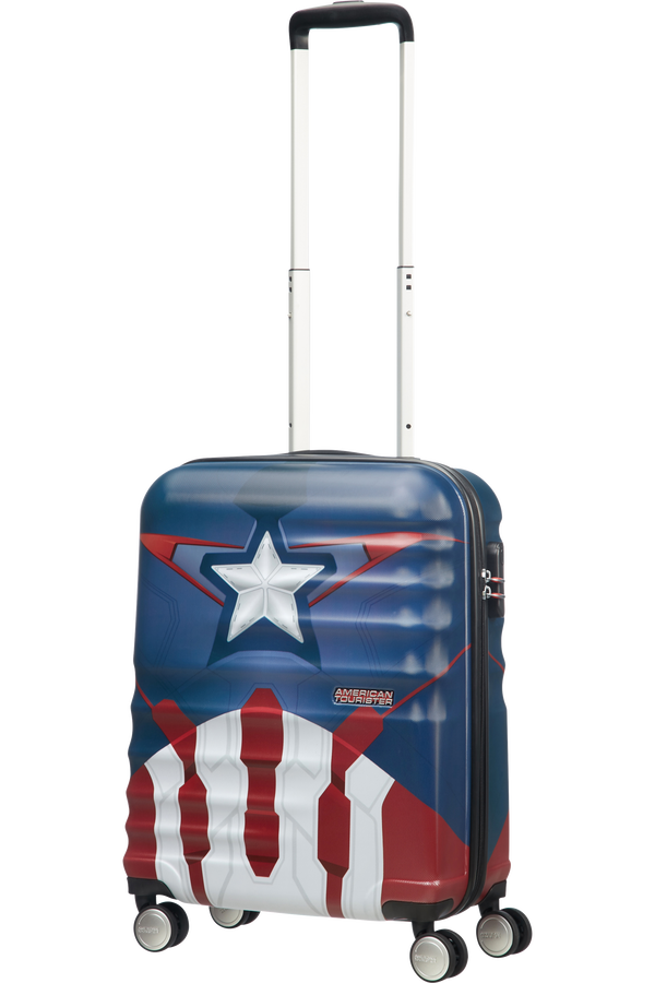 American Tourister Wavebreaker Disney Spinner 55cm  Captain America Close-Up