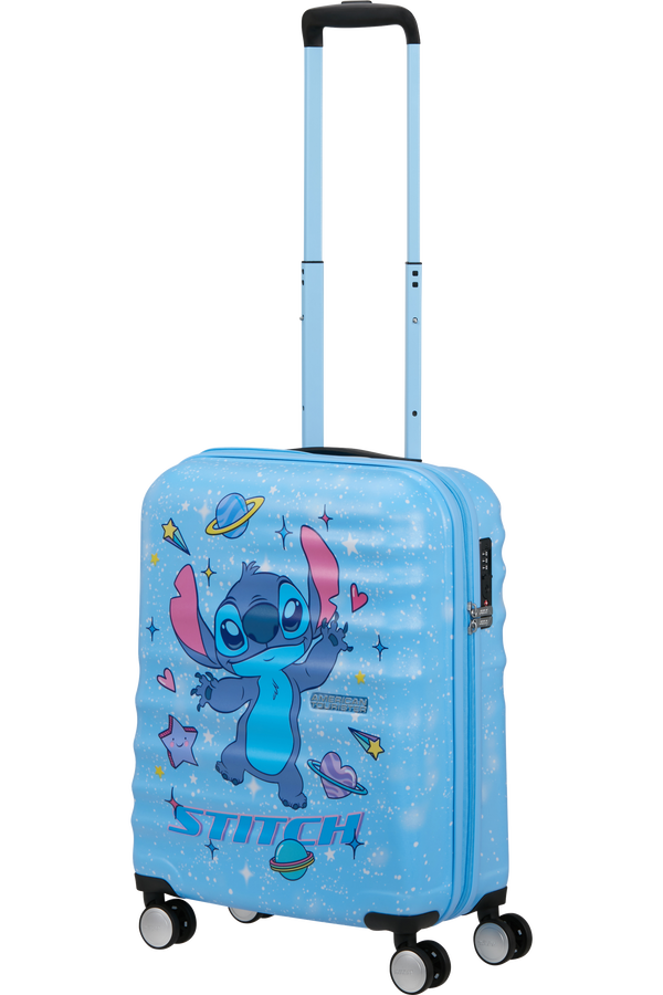 Disney Wavebreaker 55cm Lentolaukku | American Tourister Disney Wavebreaker Spinner TSA Disney Fl 55cm  Stitch Universe
