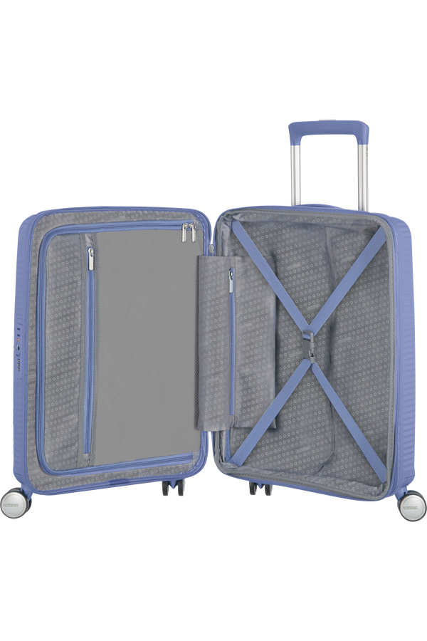 American Tourister Soundbox Spinner 55  Denim Blue