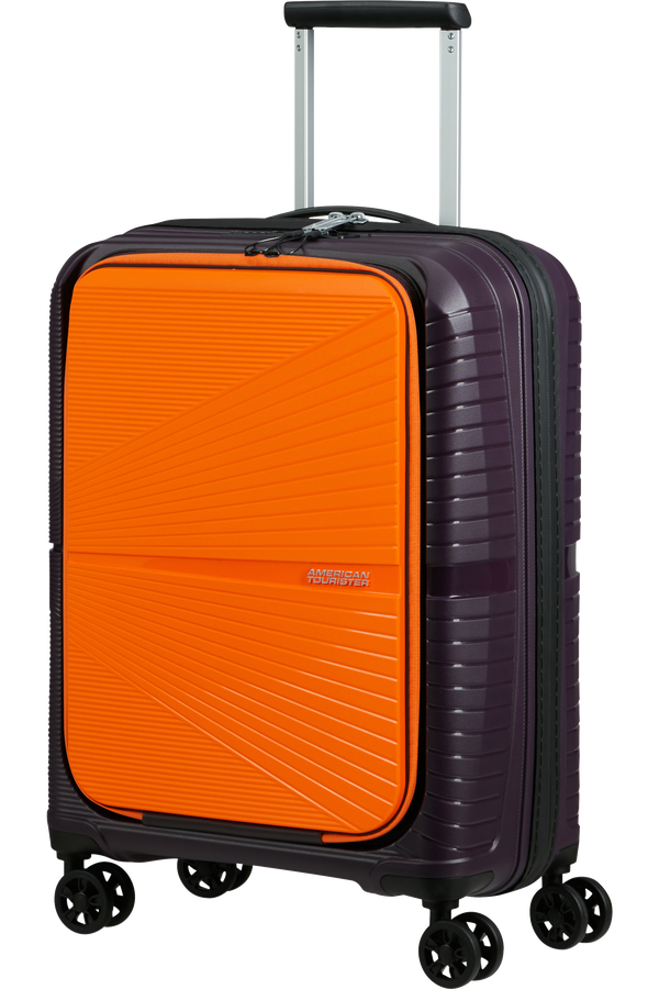 American Tourister Airconic Spinner 55/20 Frontl. 15.6'  Dark Plum/Orange