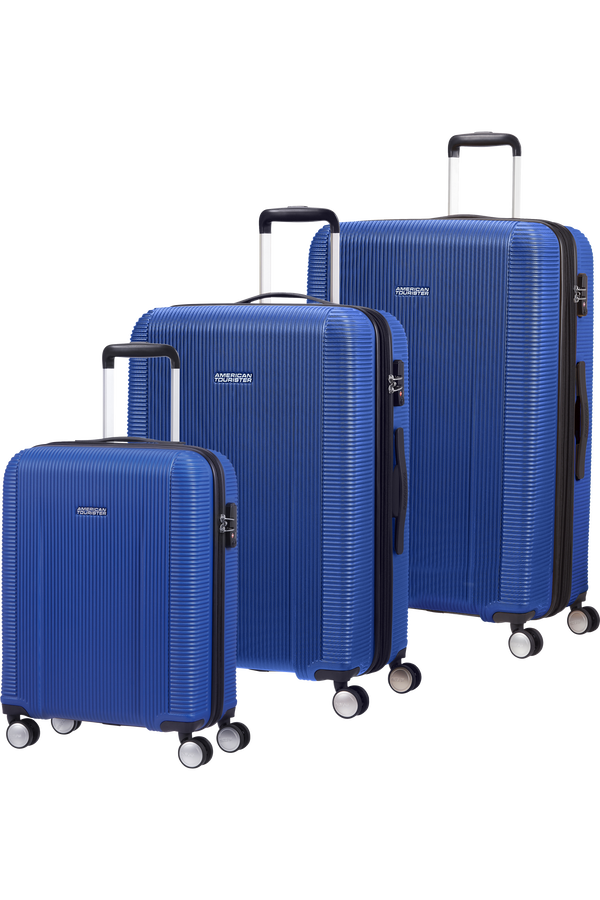 American Tourister At Chaselite 3 PC Set A  Bright Navy