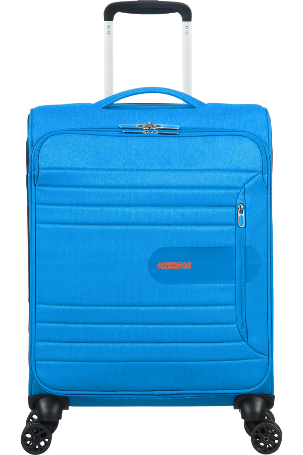 American Tourister Sonicsurfer 4-wheel cabin baggage Spinner suitcase 55x40x20cm  Blue Lagoon