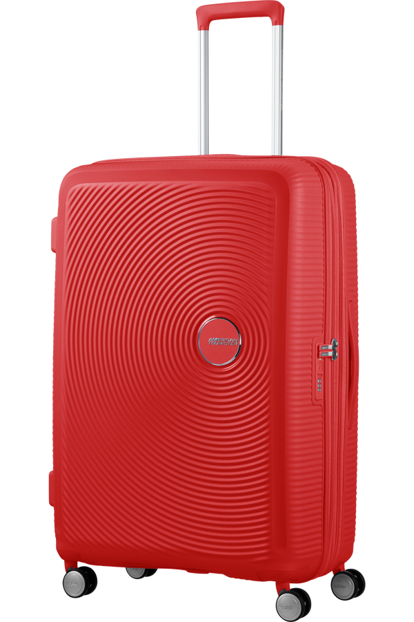 American Tourister Soundbox Spinner Expandable 77cm  Coral Red