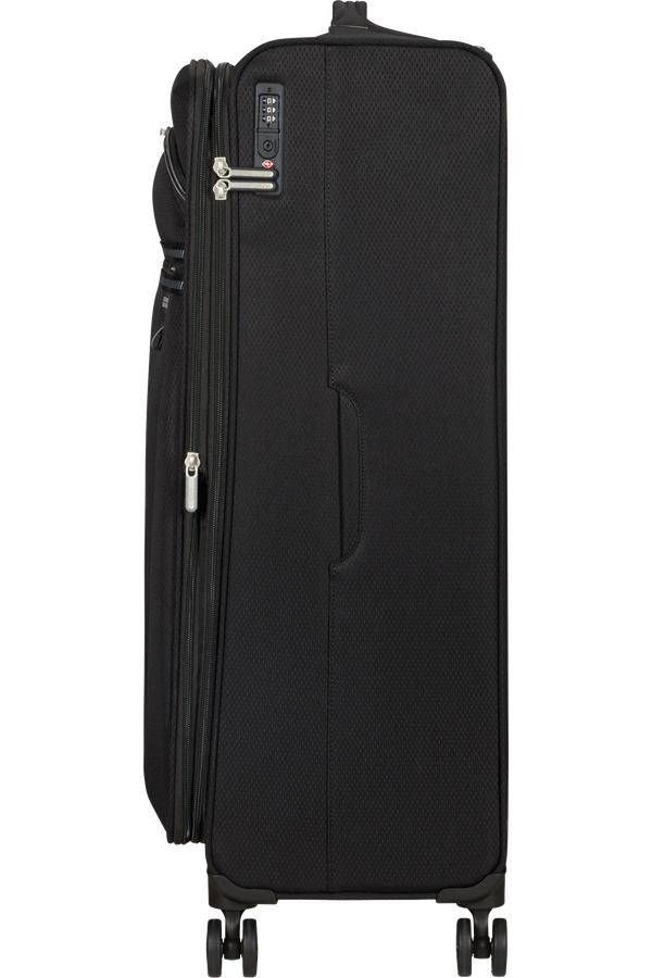 American Tourister Aerospin Spinner Expandable L  Black American Tourister Aerospin Spinner Expandable L  Black