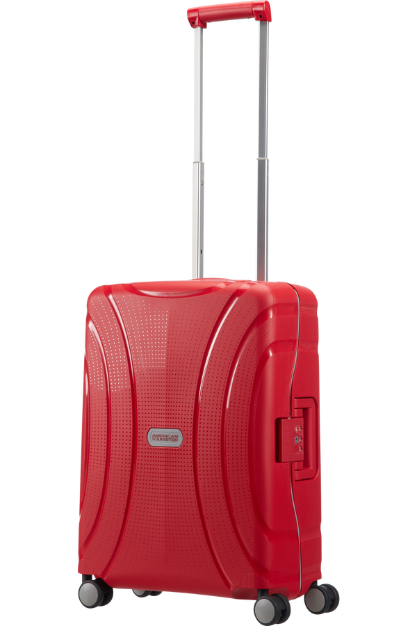 American Tourister Lock'n'Roll 4-wheel cabin baggage Spinner suitcase 40x55x20cm Energetic Red